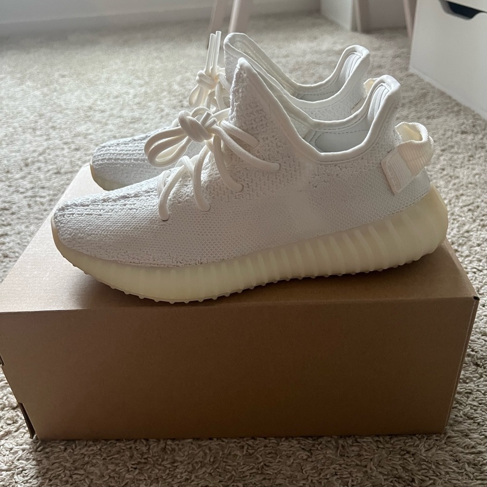 Adidas Yeezy Boost 350- Cream/White